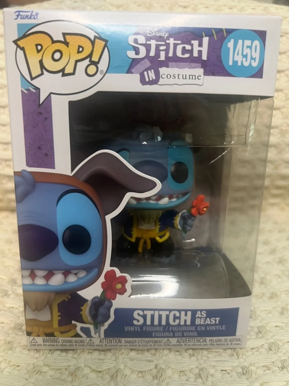 Funko Pop 1459 Stitch as Beast: Lilo & Stitch Pop! Disney - Picture 3 of 8